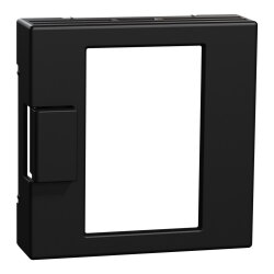 Merten Zentralplatte Touch-Display schwarz matt System M