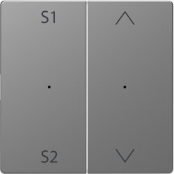 Merten Wippe Edelstahl System Design