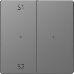 Merten Wippe Edelstahl System Design