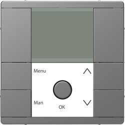 Merten Zeitschaltuhrmodul Edelstahl System Design