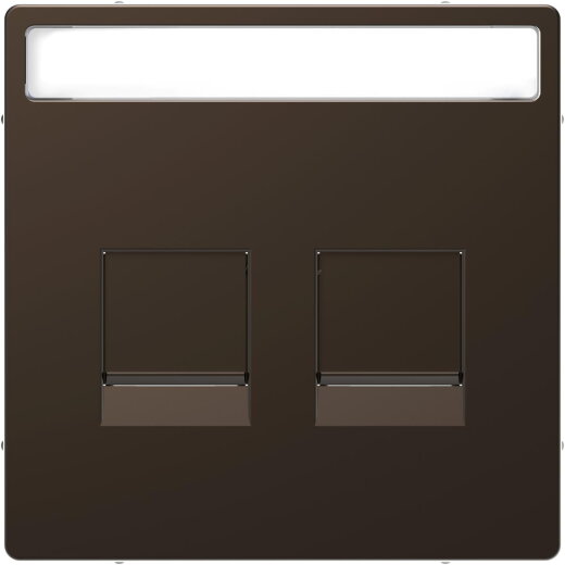 Merten Zentralplatte Moccametallic System Design