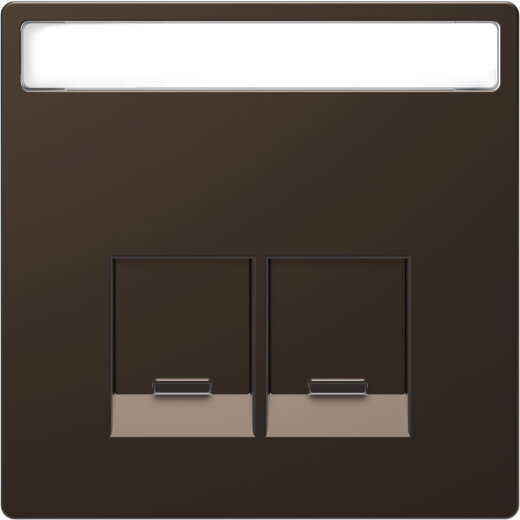 Merten Zentralplatte Moccametallic System Design