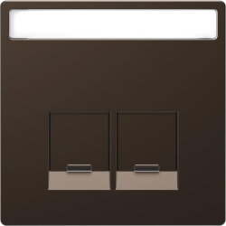 Merten Zentralplatte Moccametallic System Design