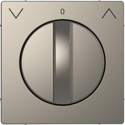 Merten Zentralplatte Nickelmetallic System Design