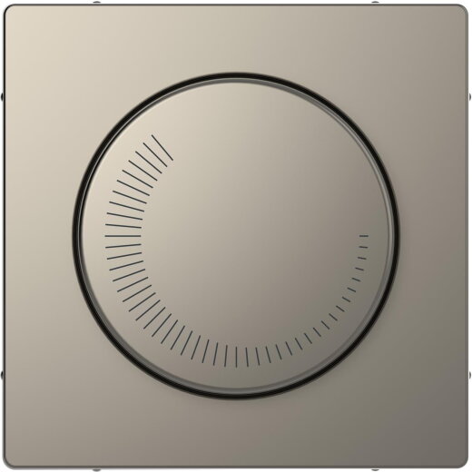 Merten Zentralplatte Nickelmetallic System Design