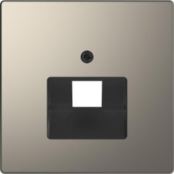 Merten Zentralplatte Nickelmetallic System Design