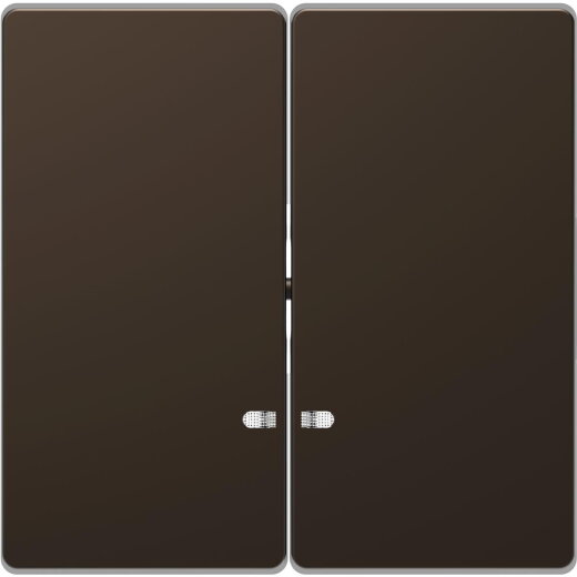 Merten Doppelwippe Moccametallic System Design