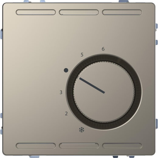 Merten Raumtemperaturregler 230V Nickelmetallic System Design
