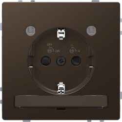 Merten Steckdose SCHUKO Moccametallic System Design