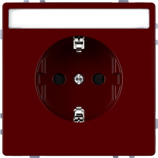 Merten Steckdose SCHUKO rubinrot System Design