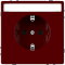 Merten Steckdose SCHUKO rubinrot System Design