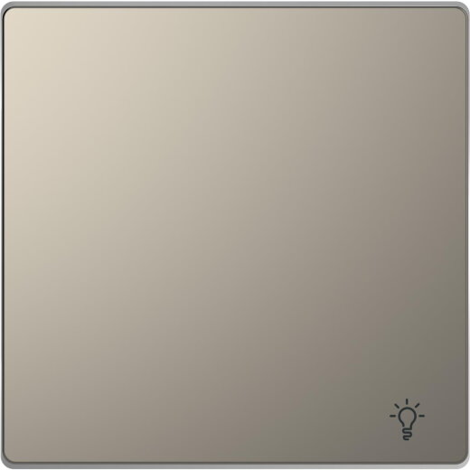 Merten Wippe mit Kennzeichnung Licht nickelmetallic