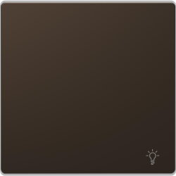 Merten Wippe mit Kennzeichnung Licht moccametallic