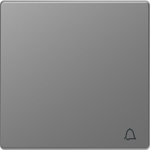 Merten Wippe mit Kennzeichnung Klingel Edelstahl