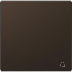 Merten Wippe mit Kennzeichnung Klingel moccametallic