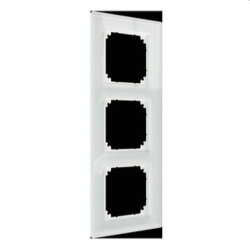 Merten Echtglasrahmen 3fach Kristallweiß M-Plan