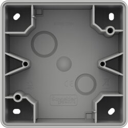 Merten AP-Gehäuse MEG4014-7060 1fach matt silber