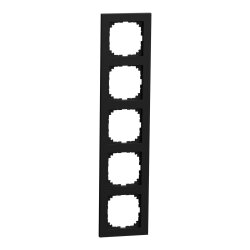 Merten M-Pure-Rahmen 5fach schwarz matt M-Pure