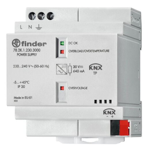 Finder Schaltnetzteil KNX-Bus 230-240V AC Ausgang 30V DC 640mA