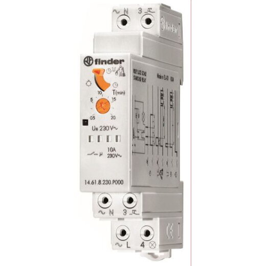 Finder Treppenhaus-Lichtautomat 1 Schließer 10A für 230V AC