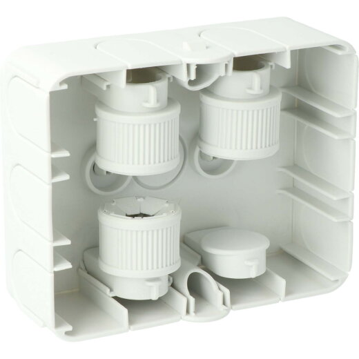 Kaiser Anschlussdose Steckbar Basis AK2 8-14 Clip Kabelrinne