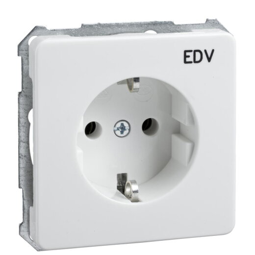 ELSO UP-Steckdoseneinsatz 205104 bedruckt EDV 16A reinweiß