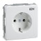 ELSO UP-Steckdoseneinsatz 205104 bedruckt EDV 16A reinweiß