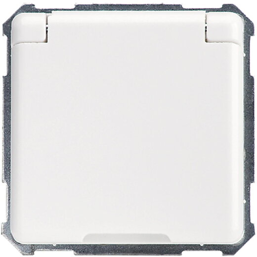 ELSO Steckdoseneinsatz 215034 mit Klappdeckel 16A reinweiß