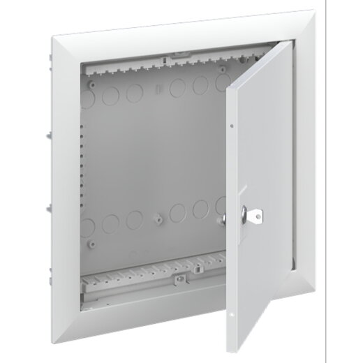 ABB Striebel & John UK612YS1 Stromkreisverteiler, Unterputz 12 Platzeinheiten, mit Tür und Blendr.