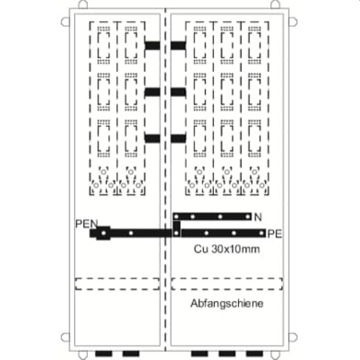 ABB Striebel & John KS876 Hausanschlussschrank TwinLine, Aufputz