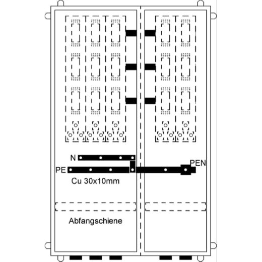 ABB Striebel & John KS876AL Hausanschlussschrank IP31