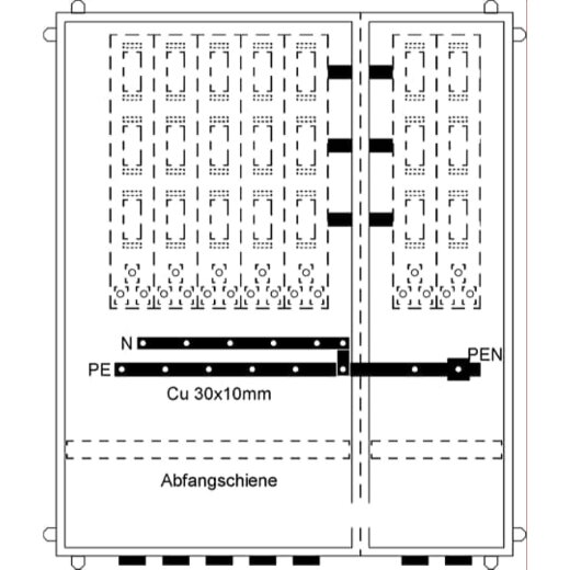 ABB Striebel & John KS877AL Hausanschlussschrank IP31