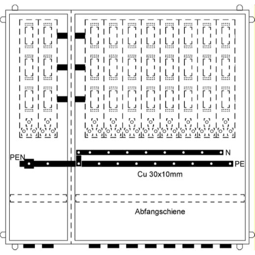 ABB Striebel & John KS878 Hausanschlussschrank IP31