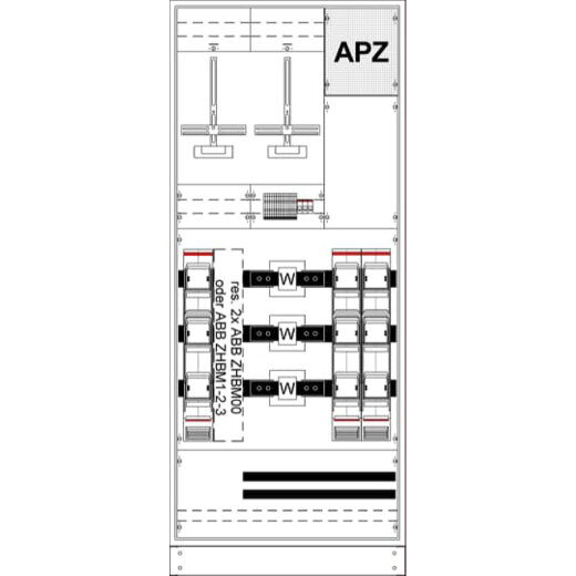 ABB Striebel & John KS4224Z M+W-Standschrank TW312G+APZ+INL2ZHB
