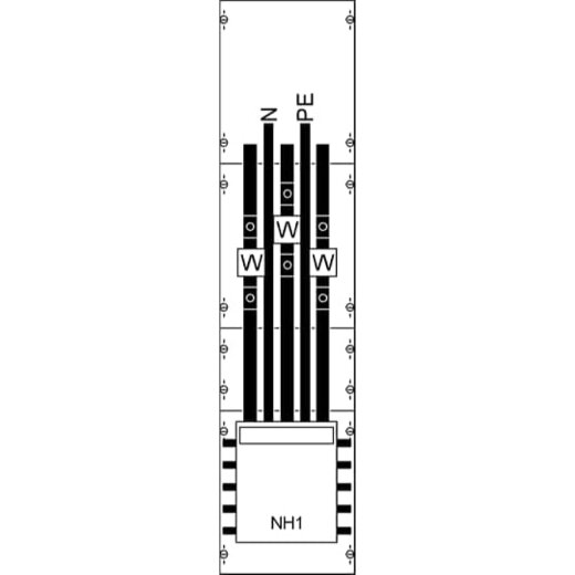 ABB Striebel & John KA4061 Wandlerfeld BH3 vorverdrahtet