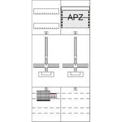 ABB Striebel & John KA4106Z Messfeld kpl.H3/B2 2Z APZ