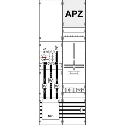 ABB Striebel & John KA4263H5Z M+W Feld kpl. H3/B3