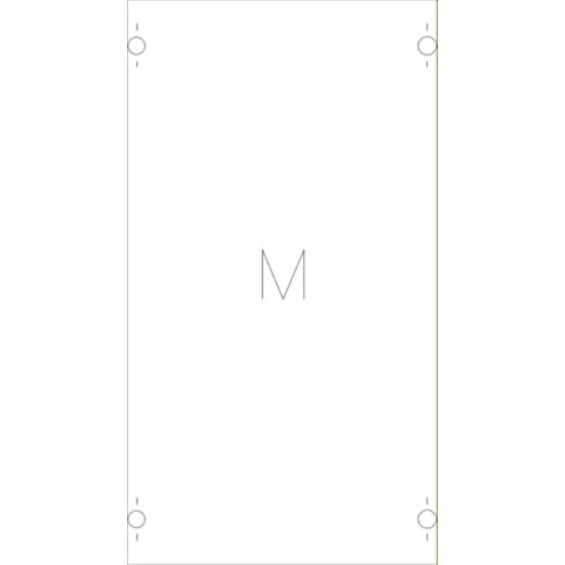 ABB Striebel & John 1M00A Montageplatten-Modul 3RE / BH00, 1 FB