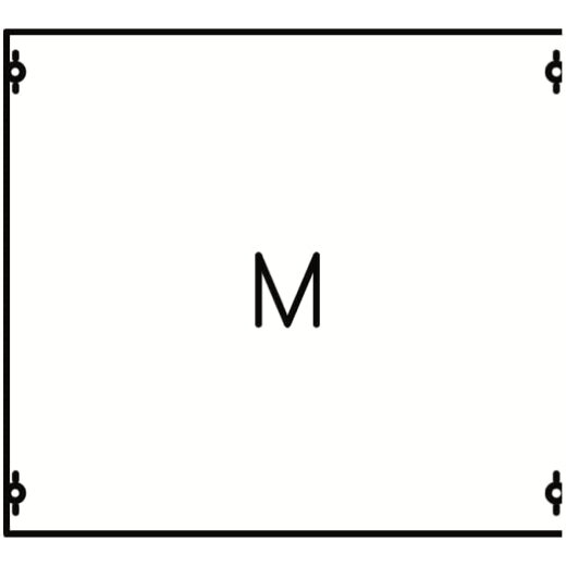 ABB Striebel & John 2M00A Montageplatten-Modul 3RE / BH00, 2 FB