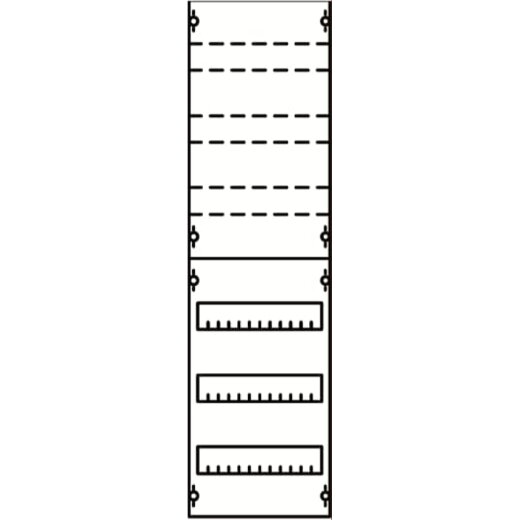ABB Striebel & John 1V23KA Reiheneinbaugeräte-Modul Reihenabstand 125mm, 6RE / BH2, 1FB