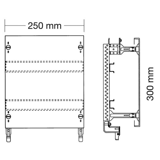 ABB Striebel & John ED61KA Kombi-Set Reihenklemmen 2RE / BH000, 1FB