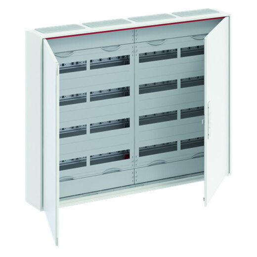 ABB Striebel & John CA45R Kleinverteiler Aufputz, 4FB, 4-reihig