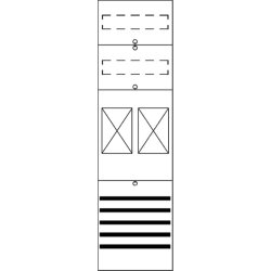 ABB Striebel & John FB16 Zählerfeld ohne...