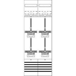 ABB Striebel & John DF29P4 Zählerfeld 9RE 4Z...