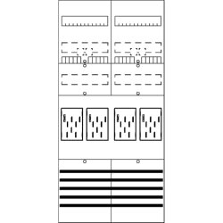 ABB Striebel & John BF27F4 Zählerfeld 7RE 4Z...