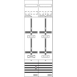 ABB Striebel & John DF29G3B Zählerfeld 9RE 3Z1S...