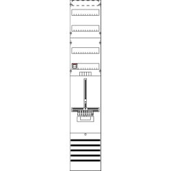 ABB Striebel & John DF19Q1V Zählerfeld 9RE...