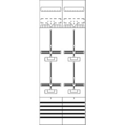 ABB Striebel & John DF29C4 Zählerfeld 9RE 4Z...