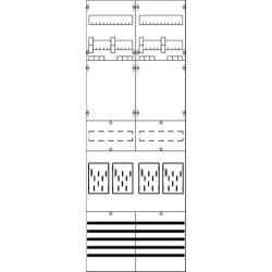 ABB Striebel & John BF29A4XAY Zählerfeld 9RE 4Z...