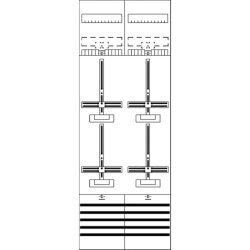 ABB Striebel & John DF29A4XS Zählerfeld 9RE 4Z...